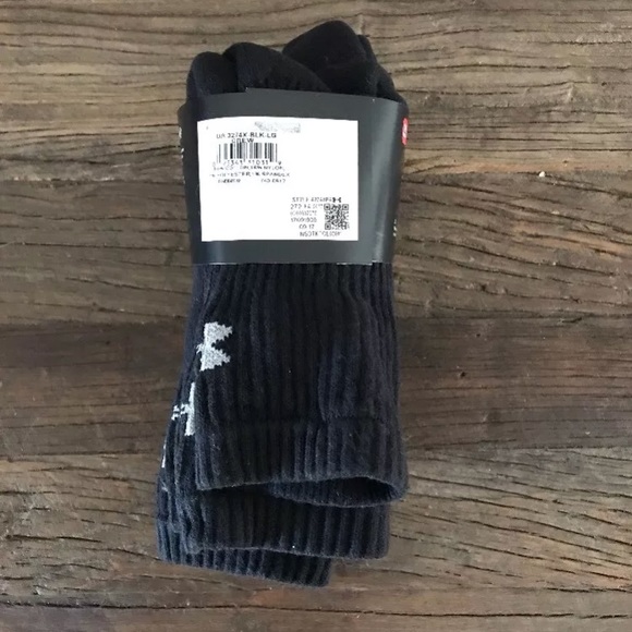 Under Armour UA PERFORMANCE Crew Socks 4 Pack - Picture 5 of 5
